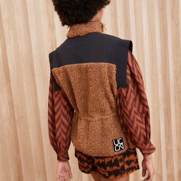 Ulla Johnson Tariet Teddy Vest - Sierra Brown - Picture 2 of 12